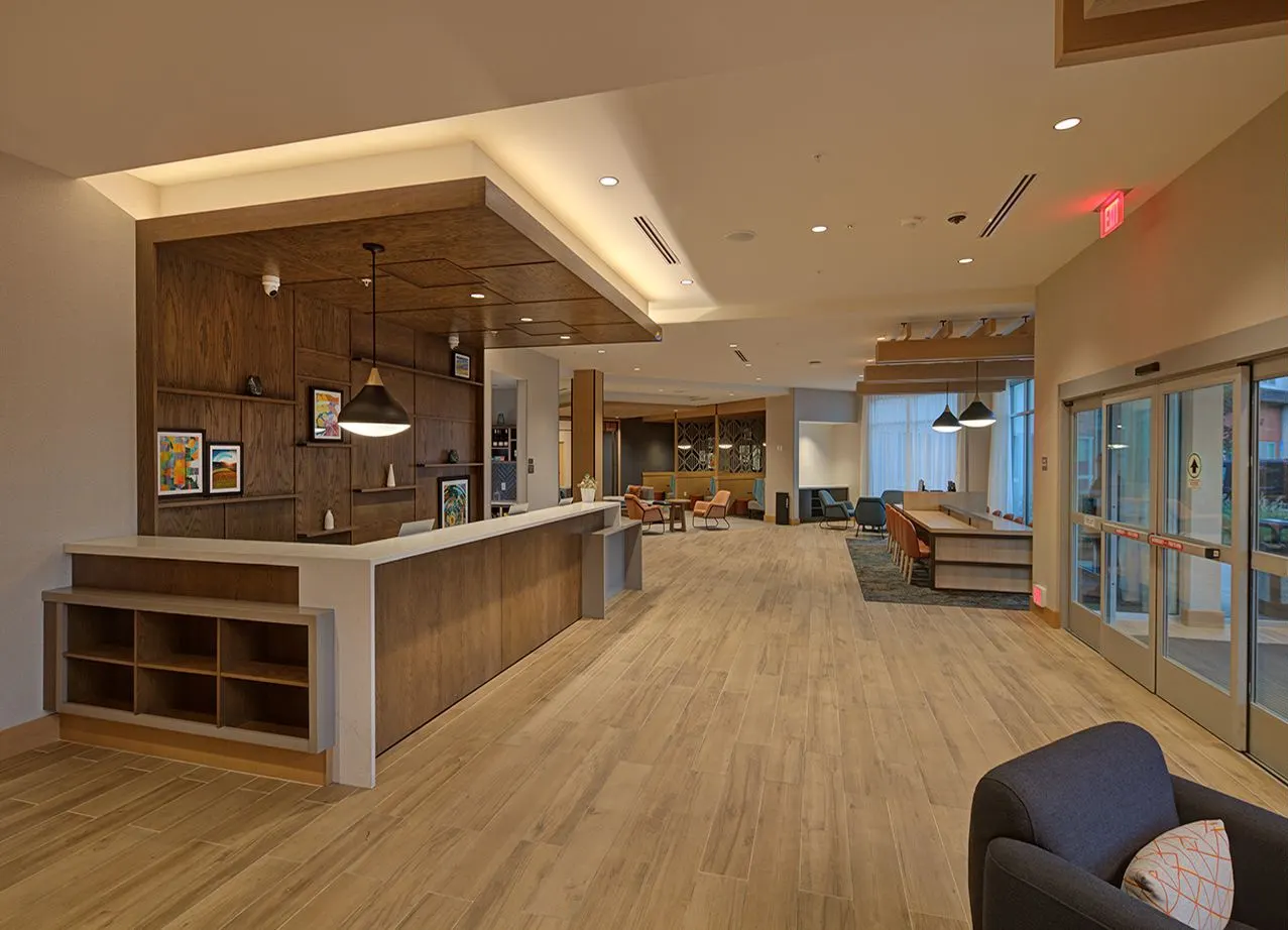 Hyatt House Sacramento Airport, Sacramento, CA.  HRGA Architects | photograph by Ed Asmus